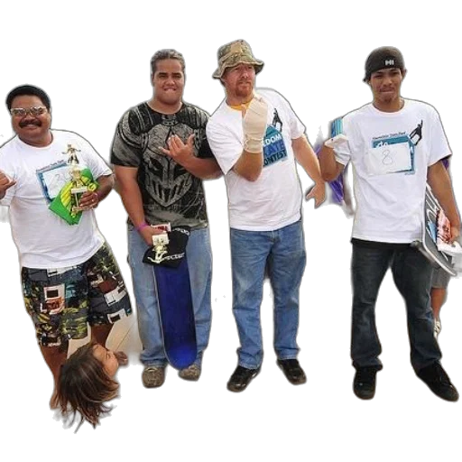 staff, group, men, stand transparent PNG cut-out