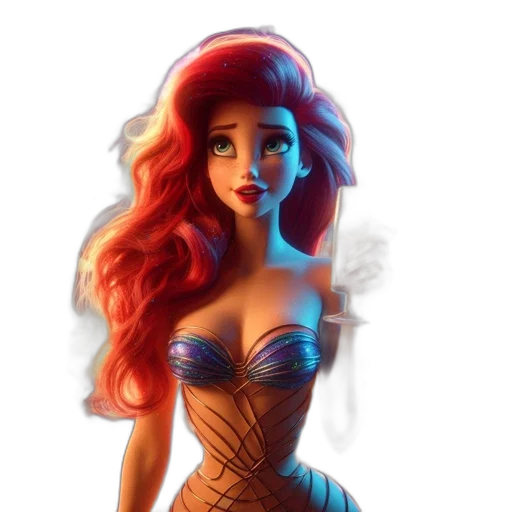 dress, fantasy art, comic book art, concept art transparent PNG cut-out