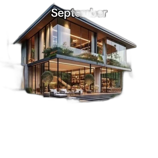 building, furniture, 3d render, concept art transparent PNG cut-out