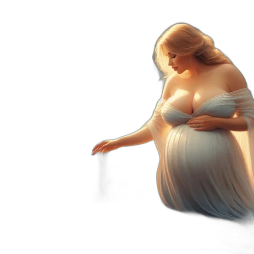 dress, 3d render, concept art, photorealistic transparent PNG cut-out