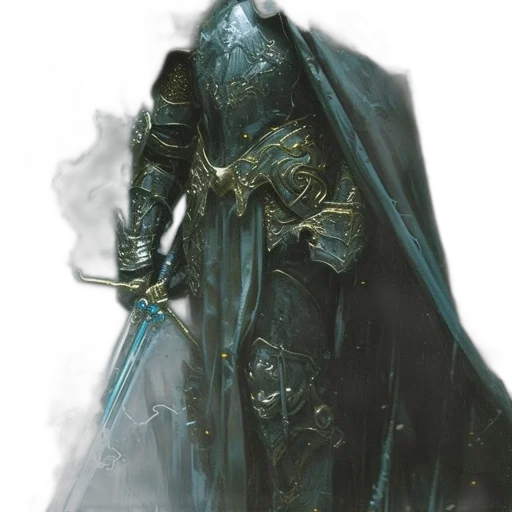sword, mask, staff, dragon transparent PNG cut-out