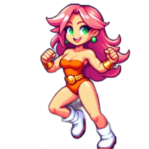 pixel art, concept art, anime, comic book art transparent PNG cut-out