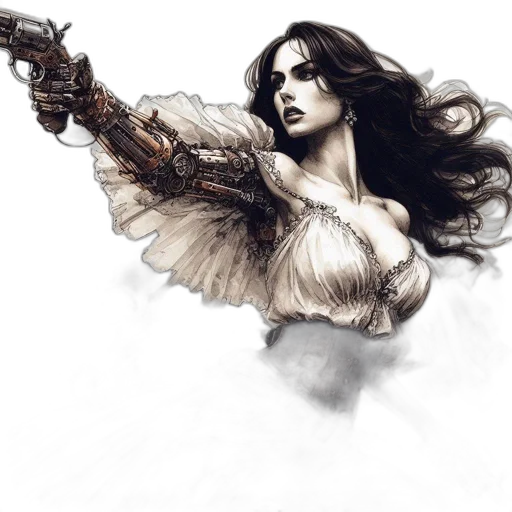 weapon, dress, staff, sword transparent PNG cut-out