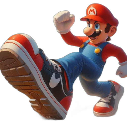shoes, weapon, 3d render, concept art transparent PNG cut-out