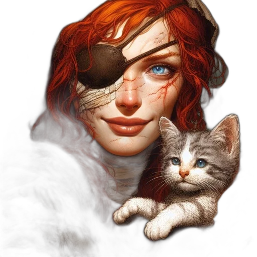 face, weapon, staff, fantasy art transparent PNG cut-out