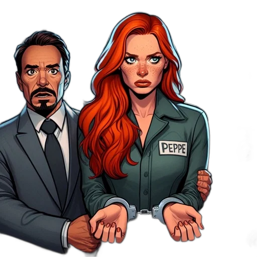 comic book art, concept art, cartoon, pixel art transparent PNG cut-out