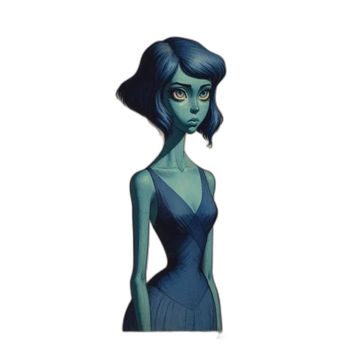 dress, face, robot, jewelry transparent PNG cut-out