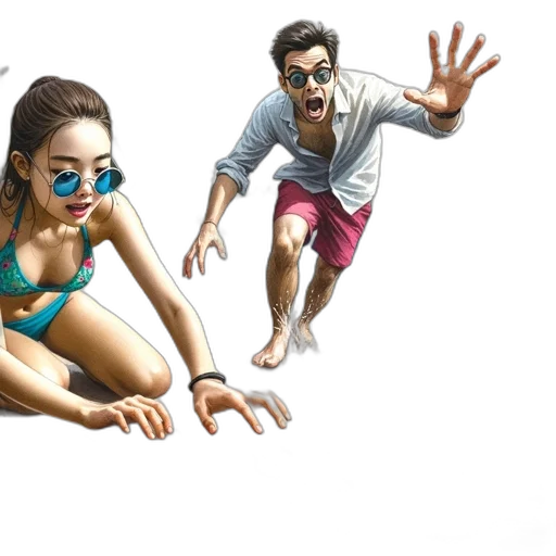 concept art, 3d render, photorealistic, comic book art transparent PNG cut-out