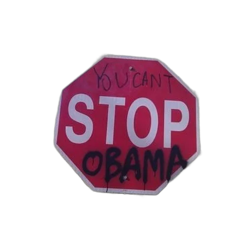 stop, sign, has, vandalized transparent PNG cut-out
