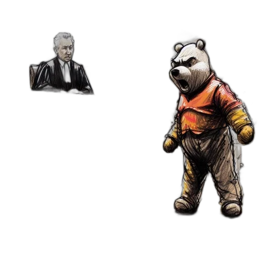 creature, mask, staff, robot transparent PNG cut-out
