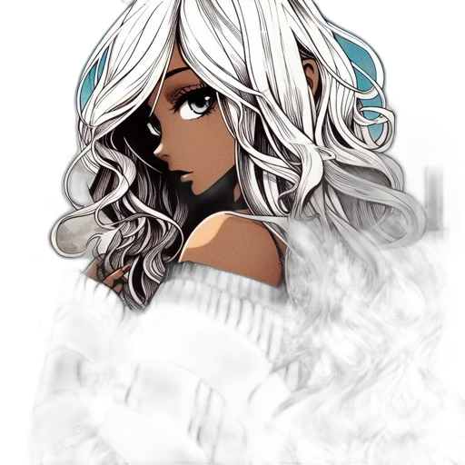 face, mask, hair, dress transparent PNG cut-out