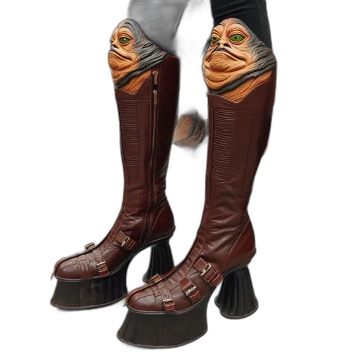 shoes, creature, animal, 3d render transparent PNG cut-out