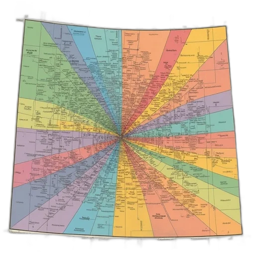 umbrella, colorful, colorado, map transparent PNG cut-out