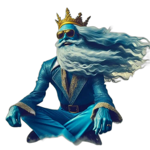 mask, crown, staff, robot transparent PNG cut-out