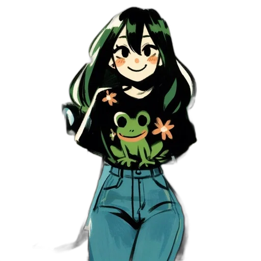 creature, dress, staff, cartoon transparent PNG cut-out
