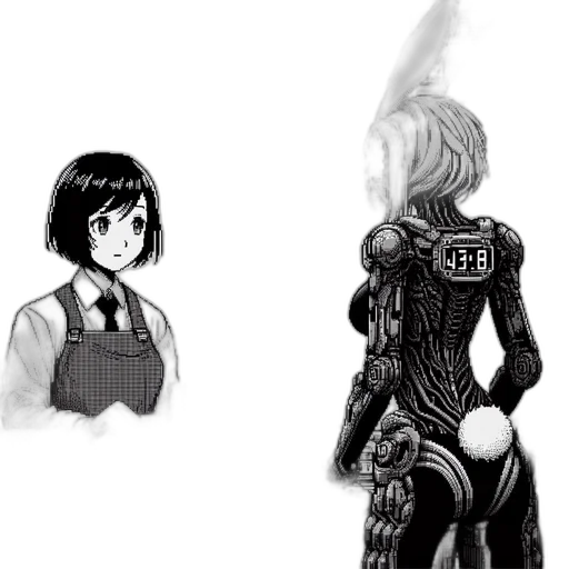 dress, robot, jacket, mask transparent PNG cut-out