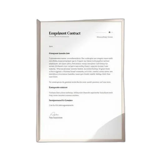 sample, employment, contract, pdf transparent PNG cut-out