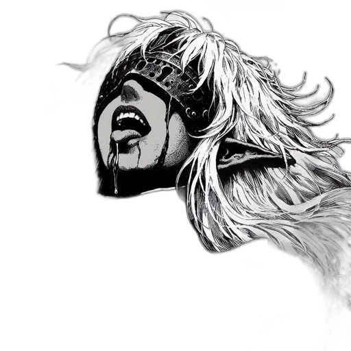mask, face, creature, hair transparent PNG cut-out