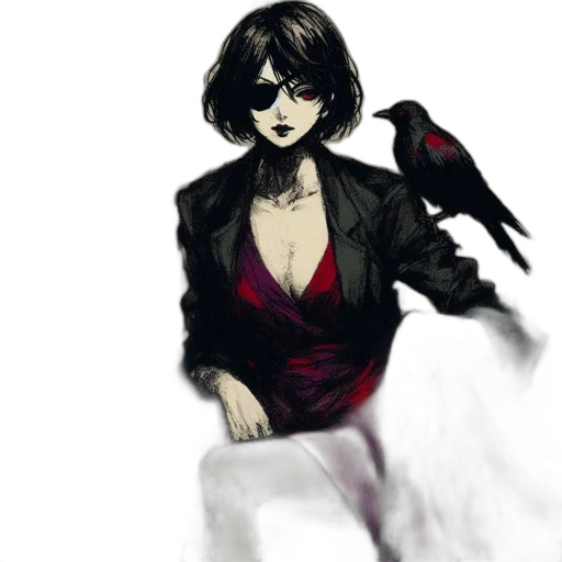 dress, mask, jacket, weapon transparent PNG cut-out