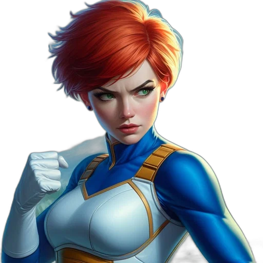 face, comic book art, concept art, fantasy art transparent PNG cut-out