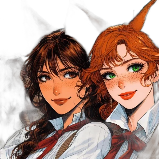 fantasy art, concept art, comic book art, watercolor transparent PNG cut-out