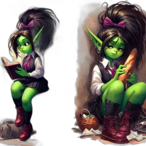 fantasy art, concept art, comic book art, pixel art transparent PNG cut-out
