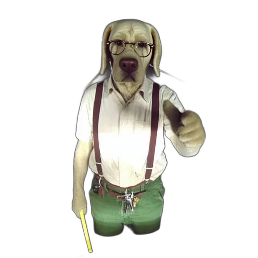 staff, mask, creature, animal transparent PNG cut-out