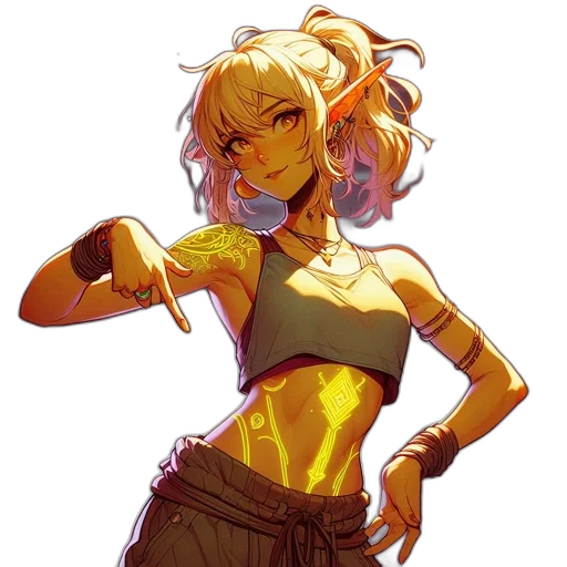 staff, weapon, anime, concept art transparent PNG cut-out
