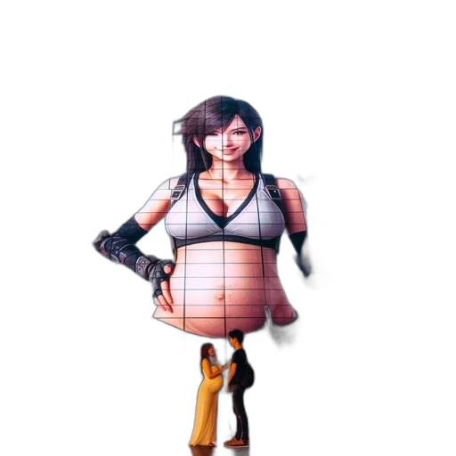 weapon, robot, staff, dress transparent PNG cut-out