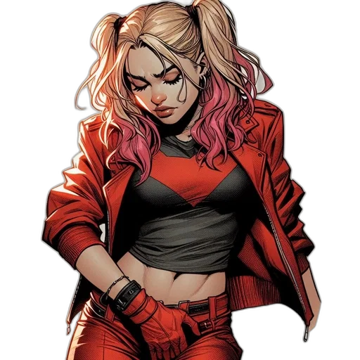 jacket, comic book art, concept art, cartoon transparent PNG cut-out