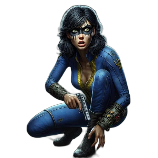 jacket, comic book art, concept art, fantasy art transparent PNG cut-out