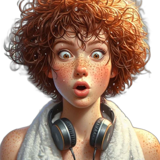 face, hair, mask, robot transparent PNG cut-out