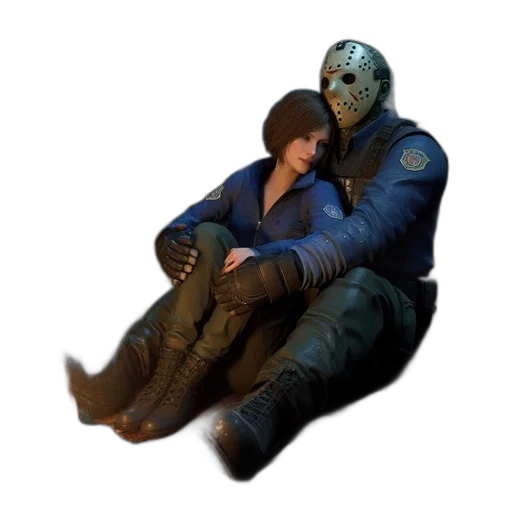 mask, robot, jacket, creature transparent PNG cut-out