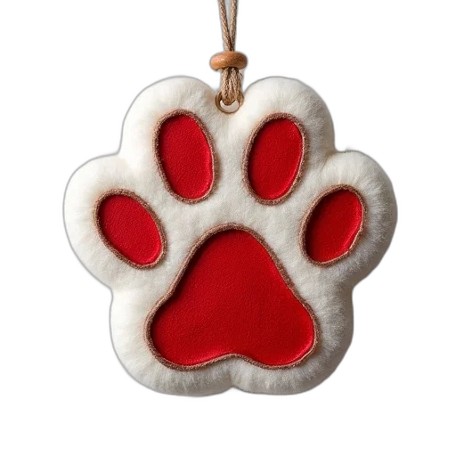 jewelry, large, dog, paw transparent PNG cut-out