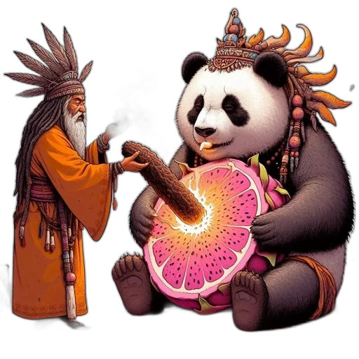 concept art, fantasy art, fire, elderly transparent PNG cut-out