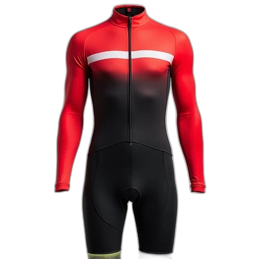 jacket, red, black, white transparent PNG cut-out
