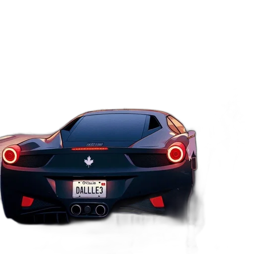 car, animal, 3d render, photorealistic transparent PNG cut-out
