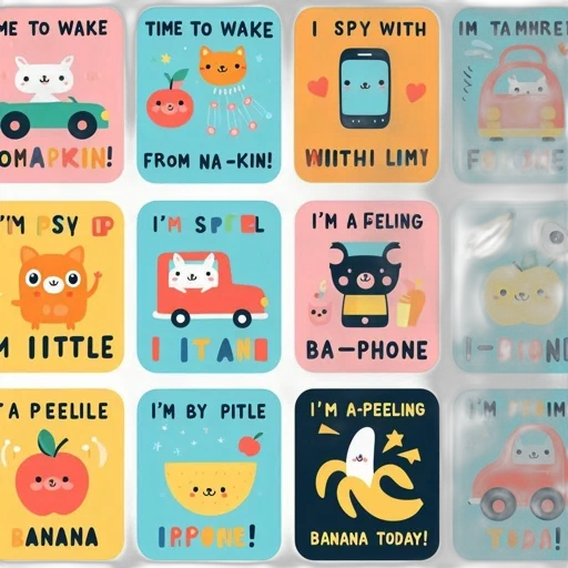 concept art, colorful, set, illustrated transparent PNG cut-out