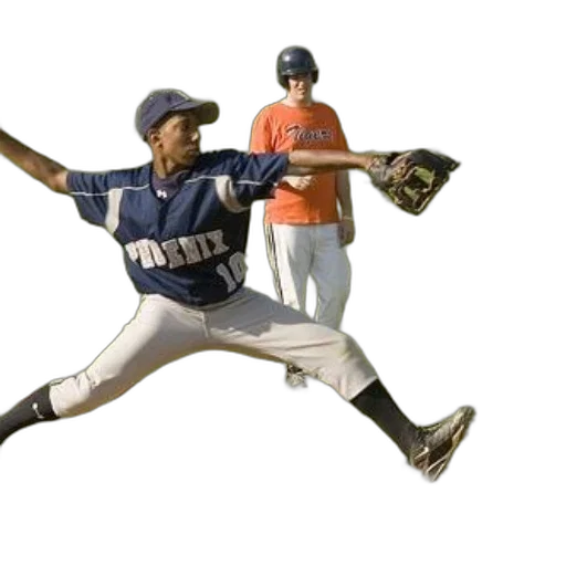 baseball, player, wearing, blue transparent PNG cut-out
