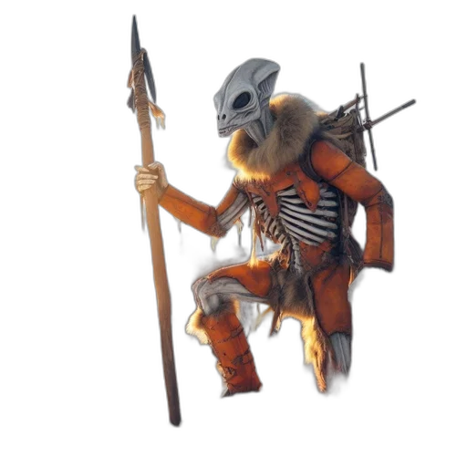 staff, creature, weapon, animal transparent PNG cut-out