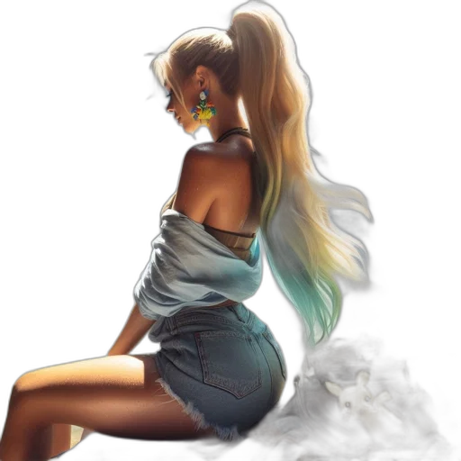 dress, concept art, fantasy art, photorealistic transparent PNG cut-out