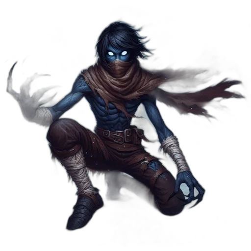 mask, staff, concept art, fantasy art transparent PNG cut-out