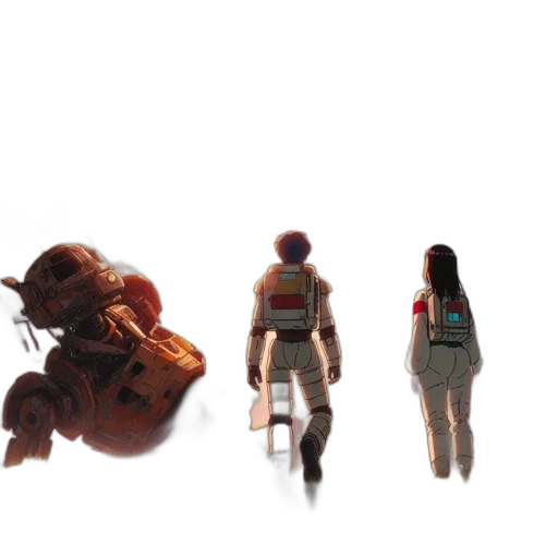 robot, creature, animal, jacket transparent PNG cut-out