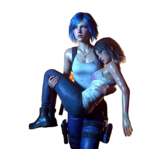 concept art, cyberpunk, 3d render, pixel art transparent PNG cut-out