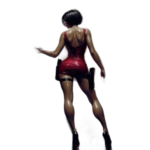 dress, concept art, photorealistic, 3d render transparent PNG cut-out