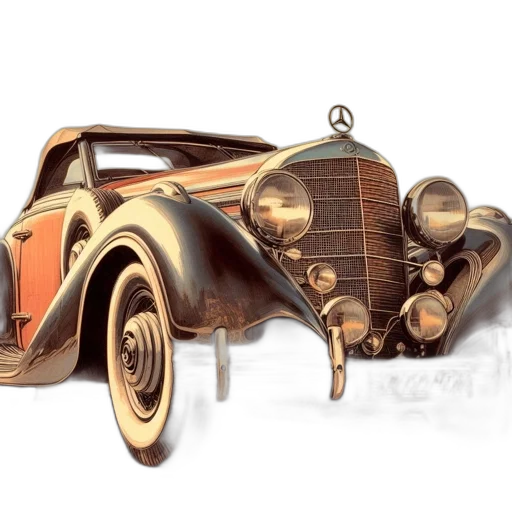 car, photorealistic, concept art, watercolor transparent PNG cut-out