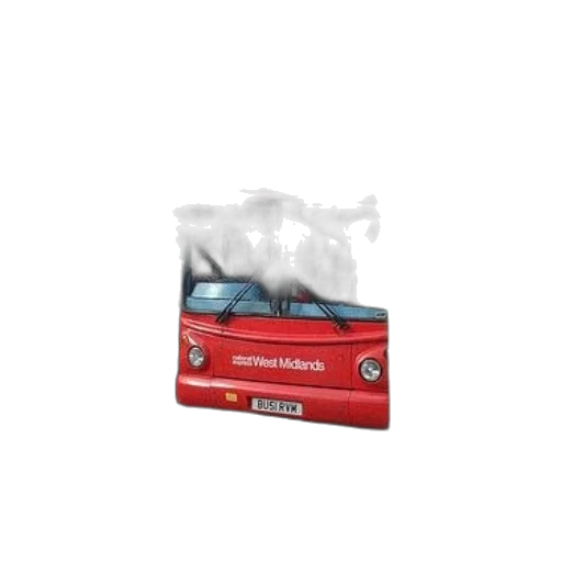 car, dragon, 3d render, fog transparent PNG cut-out