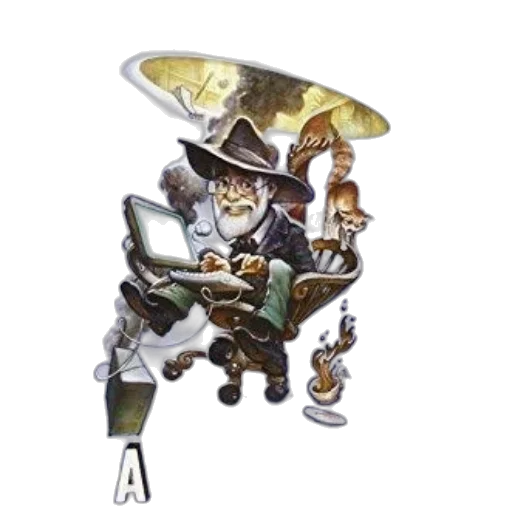 staff, robot, hat, crown transparent PNG cut-out
