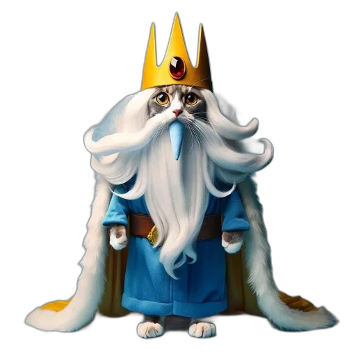 crown, staff, hat, animal transparent PNG cut-out