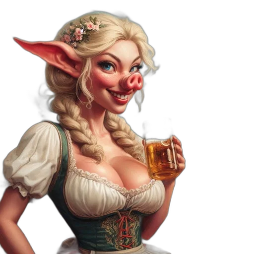 fantasy art, concept art, pixel art, photorealistic transparent PNG cut-out